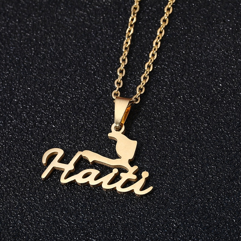 Haiti Gold necklace