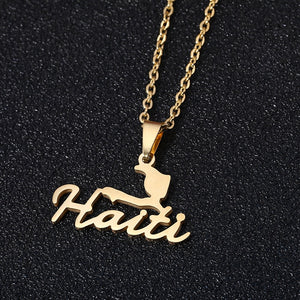 Haiti Gold necklace