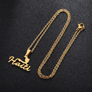 Haiti Gold necklace